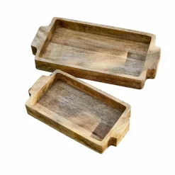 Lot de 2 plateaux Buer