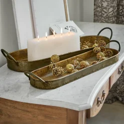 Lot de 2 plateaux Célianne