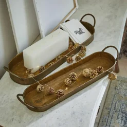 Lot de 2 plateaux Célianne