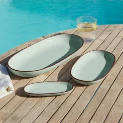 Lot de 3 plateaux de service Biarré