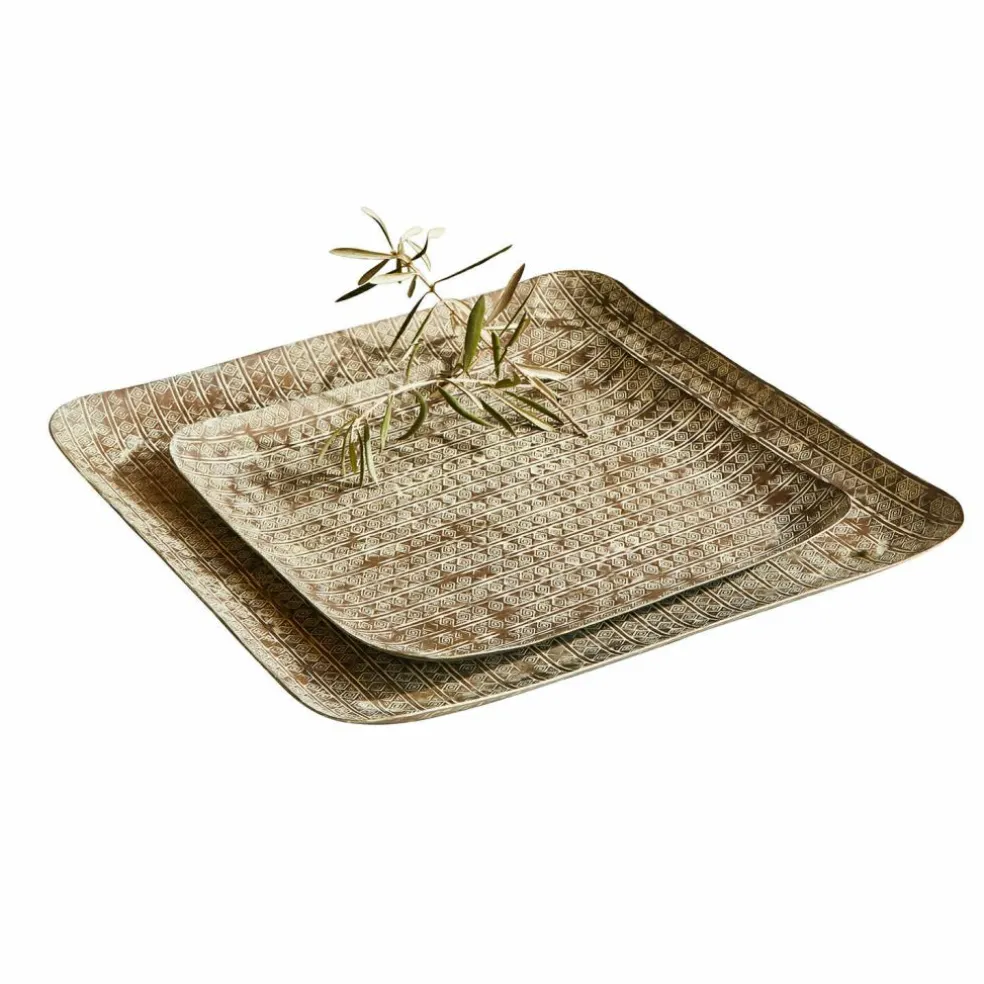 Lot de 2 plateaux Farouq