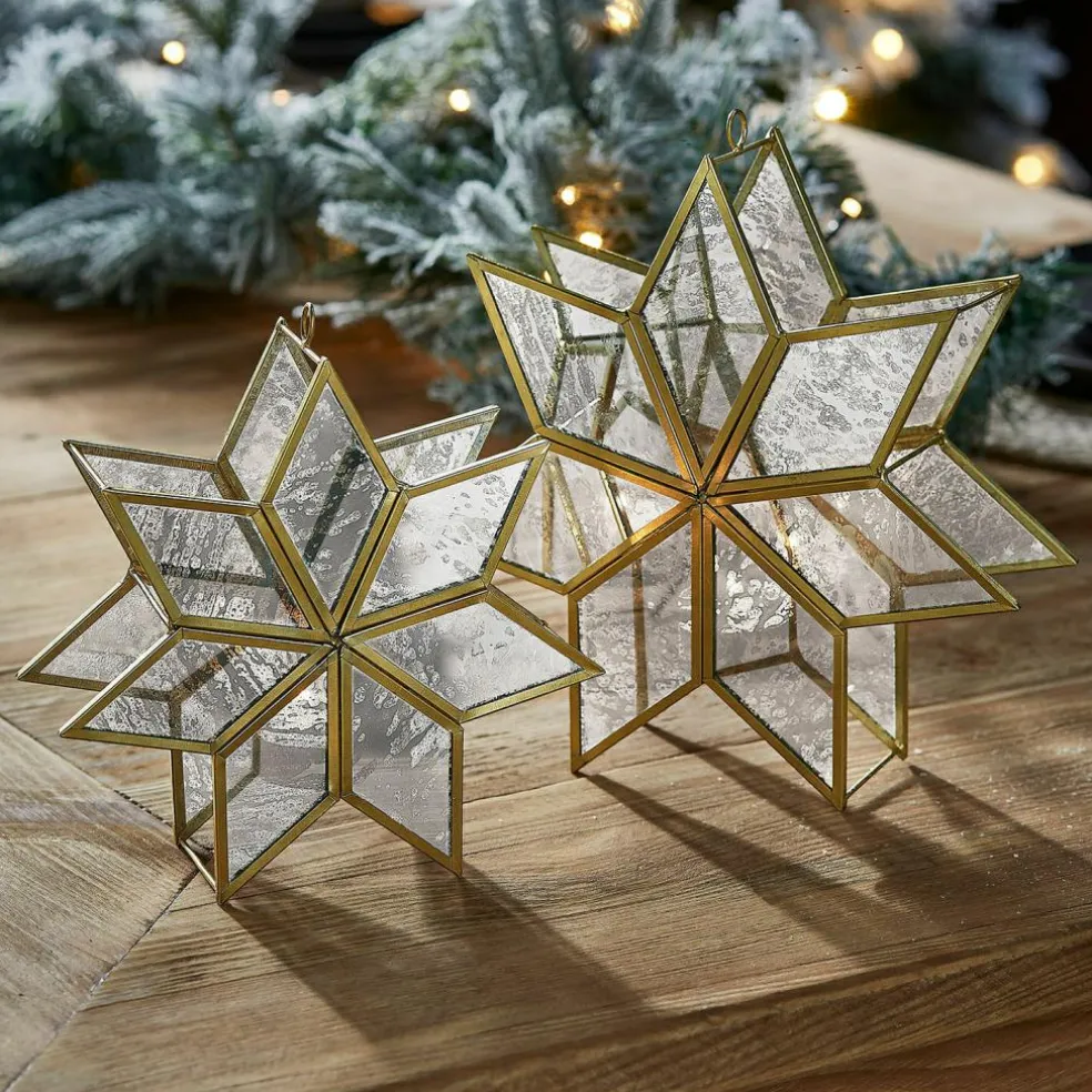 Lot de 2 porte-bougies Zaydan