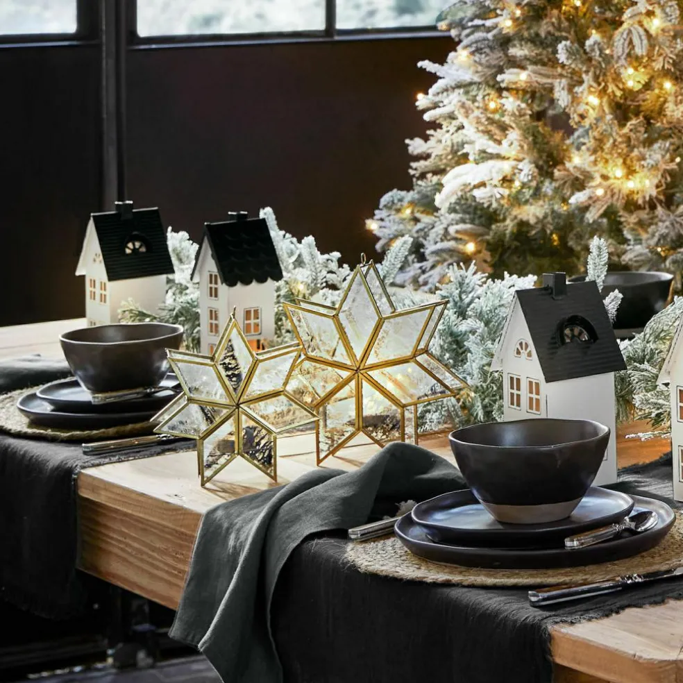 Lot de 2 porte-bougies Zaydan