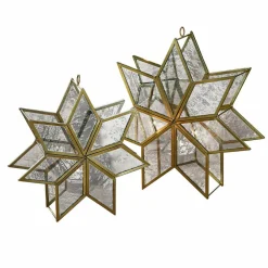 Lot de 2 porte-bougies Zaydan