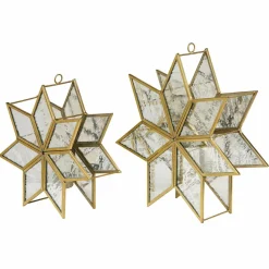 Lot de 2 porte-bougies Zaydan