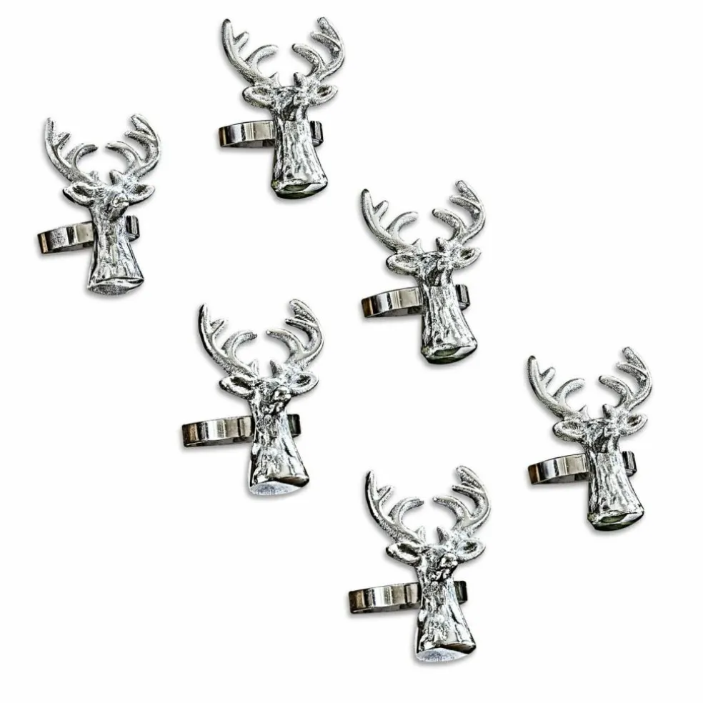 Lot de 6 ronds de serviettes Bisoro