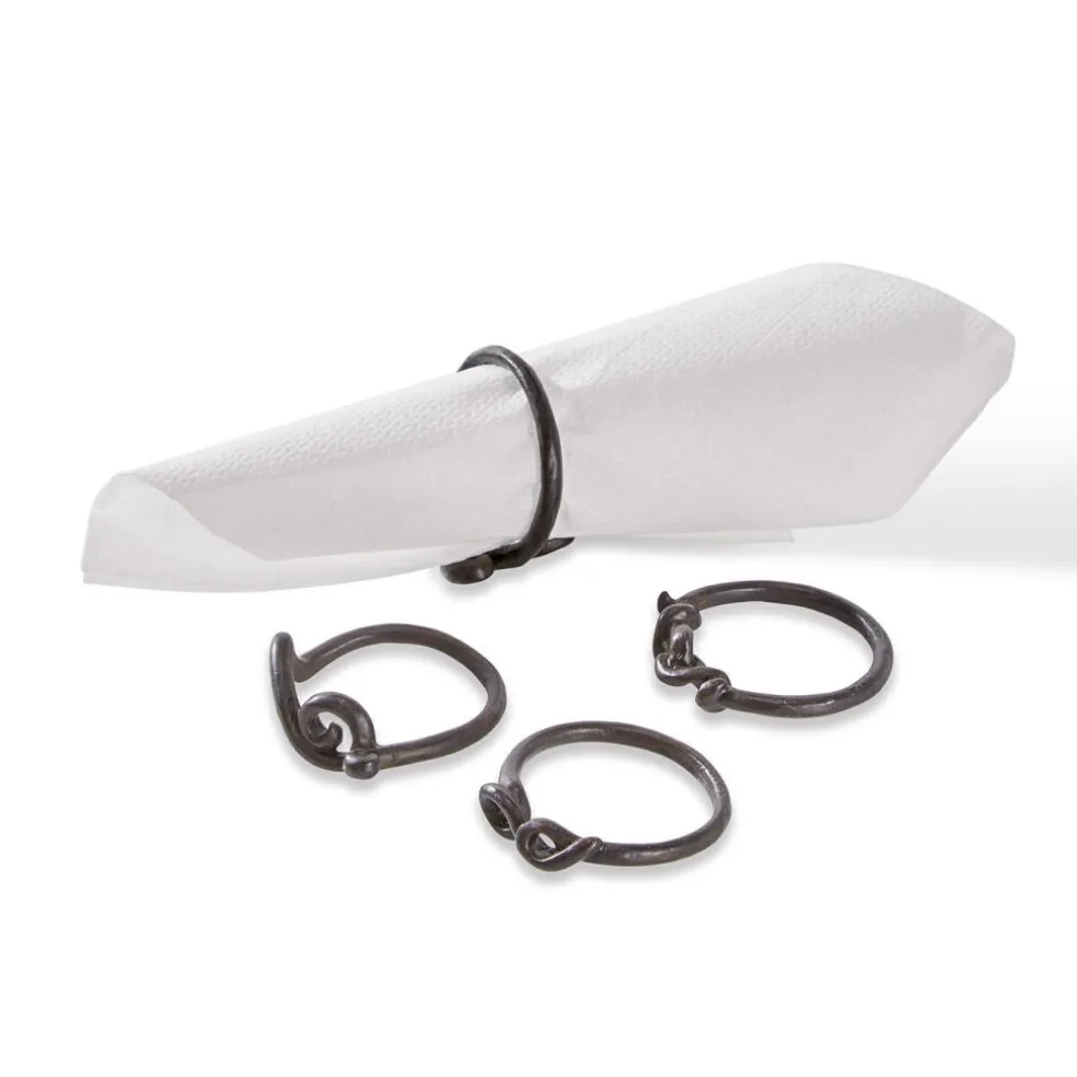 Lot de 4 ronds de serviettes Astor