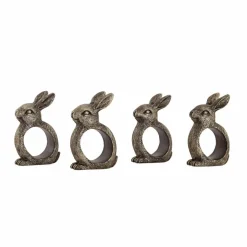 Lot de 4 ronds de serviettes Bresanto