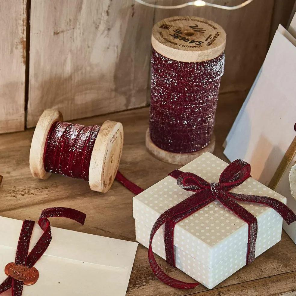 Lot de 2 rubans en velours Risorio