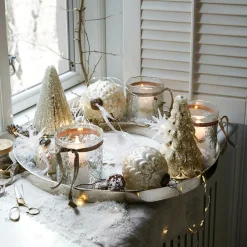 Lot de 2 sapins décoratifs Domélys