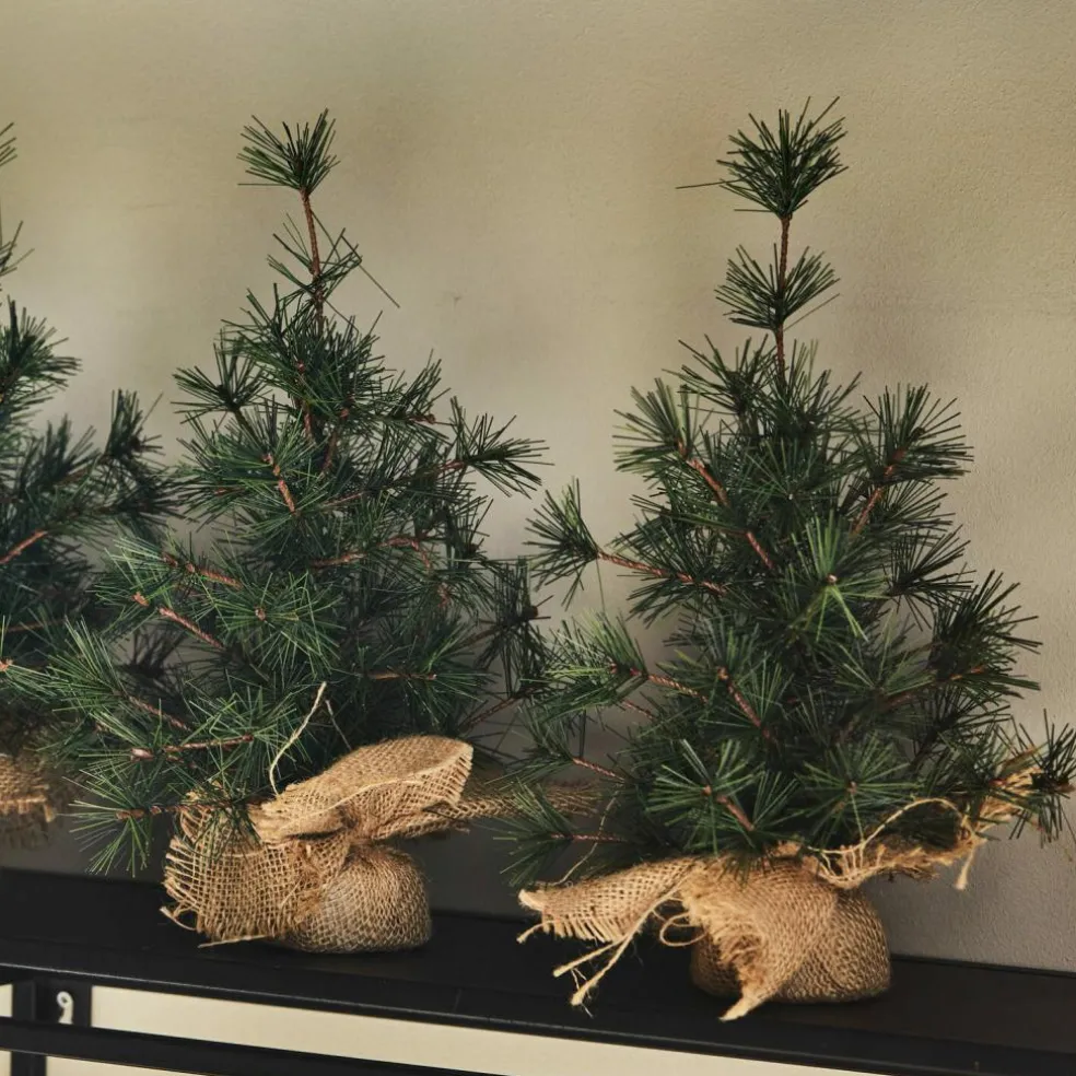 Lot de 4 sapins décoratifs Millies