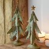 Lot de 2 sapins décoratifs Cour
