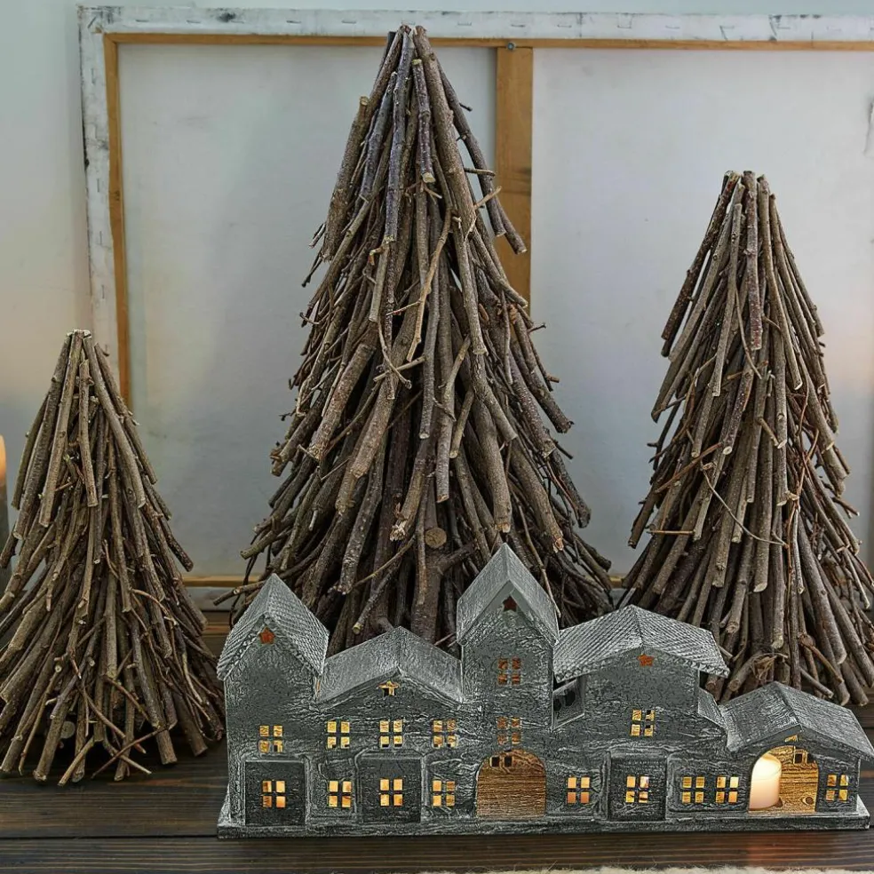 Lot de 3 sapins décoratifs Orilev