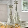 Lot de 2 sapins de Noël décoratifs Lillemor