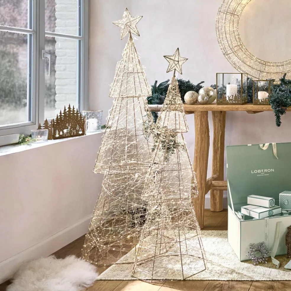 Lot de 2 sapins LED Chantorin