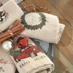 Lot de 4 serviettes Camon