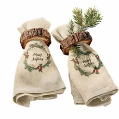 Lot de 2 serviettes de table Halofay