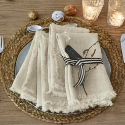 Lot de 4 serviettes de table Largo