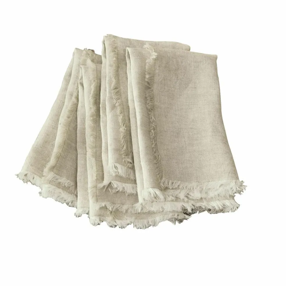 Lot de 4 serviettes de table Largo