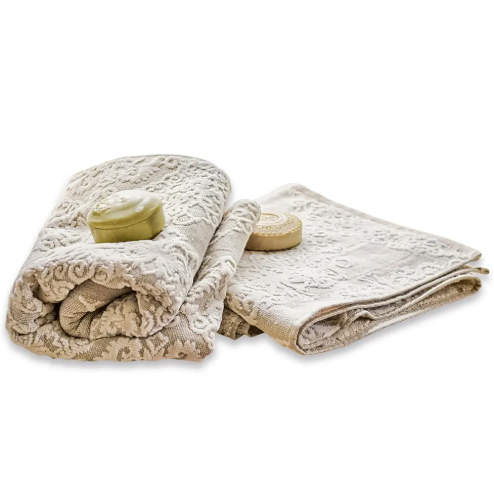 Lot de 2 serviettes de toilette Curmont