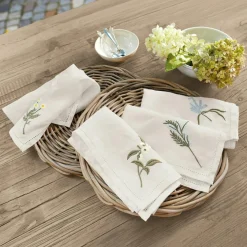 Lot de 4 serviettes Lentilly