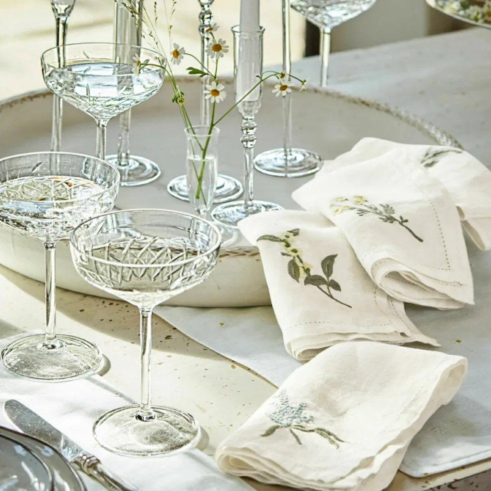 Lot de 4 serviettes Lentilly