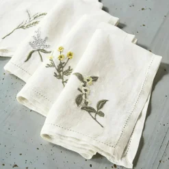 Lot de 4 serviettes Lentilly