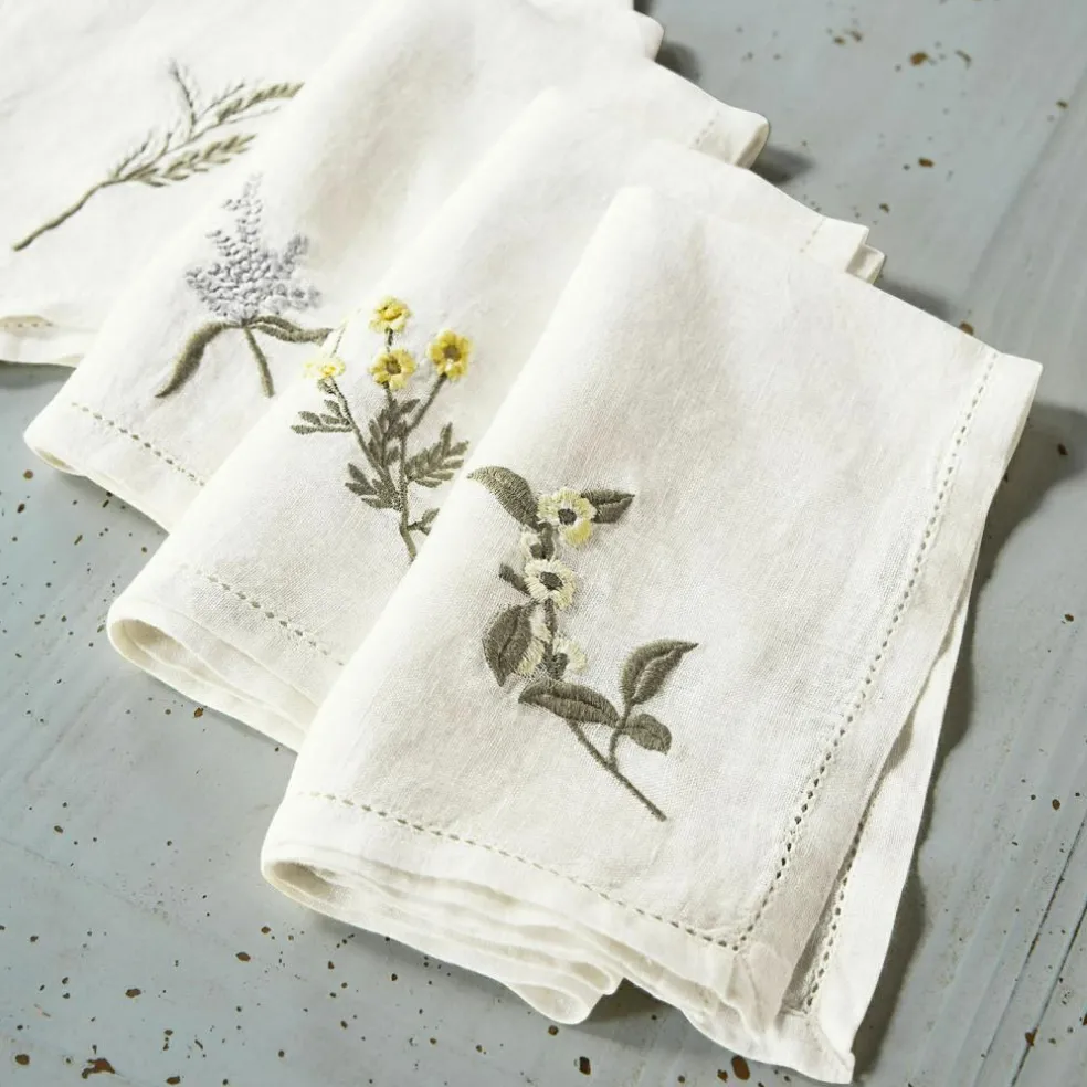 Lot de 4 serviettes Lentilly