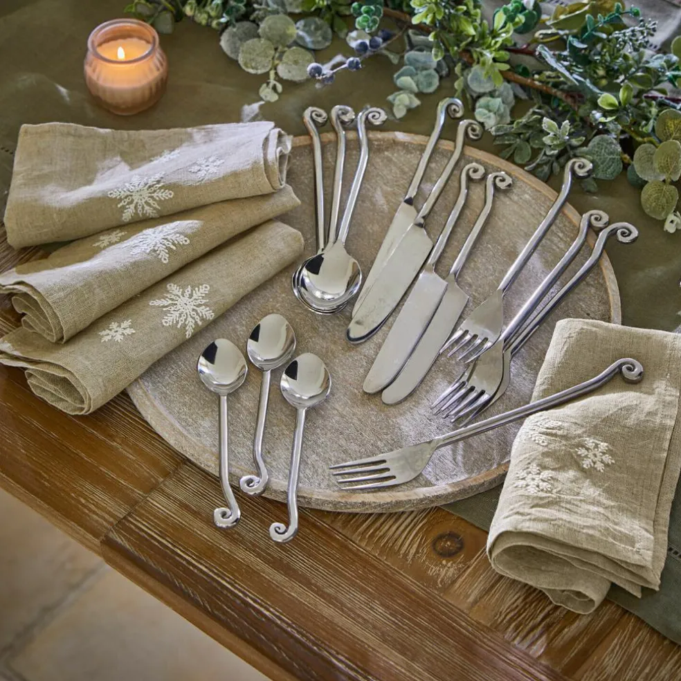 Lot de 4 serviettes Ruspi