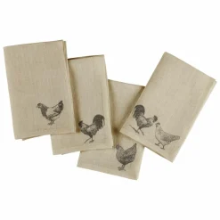 Lot de 4 serviettes Walorine