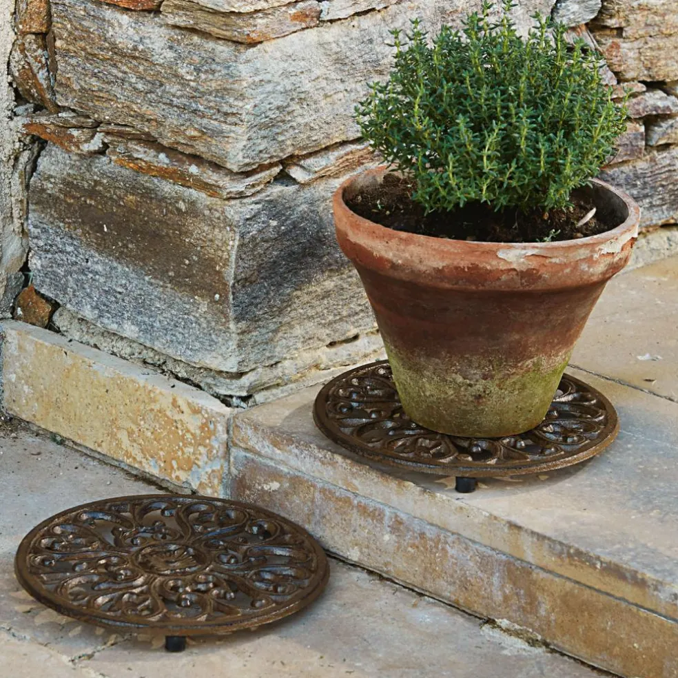 Lot de 2 supports pour pots de fleurs Winton