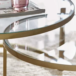 Lot de 2 tables basses Caraman