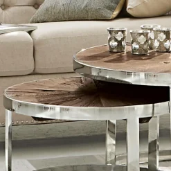 Lot de 2 tables basses Houghton