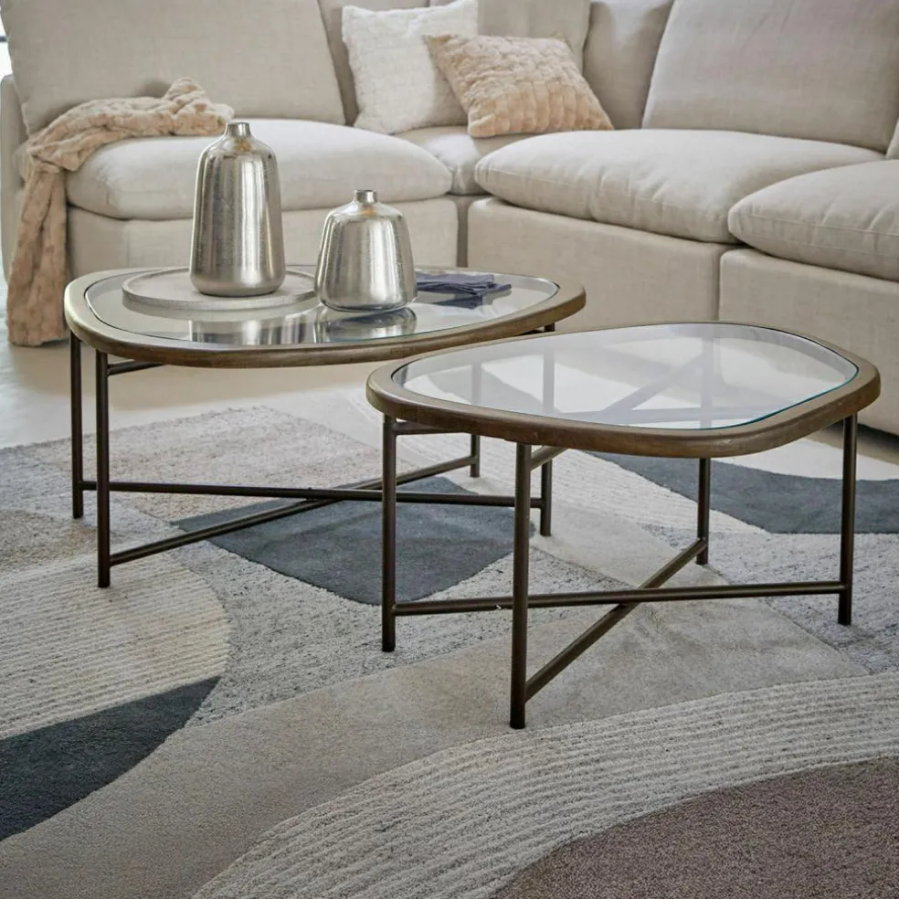 Lot de 2 tables basses Kembria