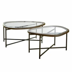 Lot de 2 tables basses Kembria