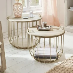 Lot de 2 tables basses Lawson