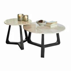 Lot de 2 tables basses Tressane