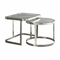 Lot de 2 tables basses Yvelissel