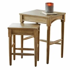 Lot de 2 tables d’appoint Benoique