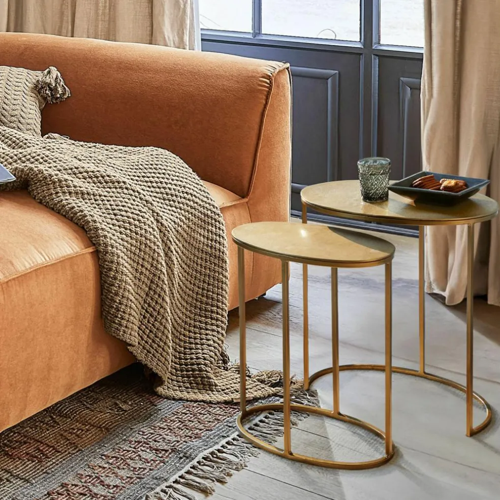 Lot de 2 tables d’appoint Leron