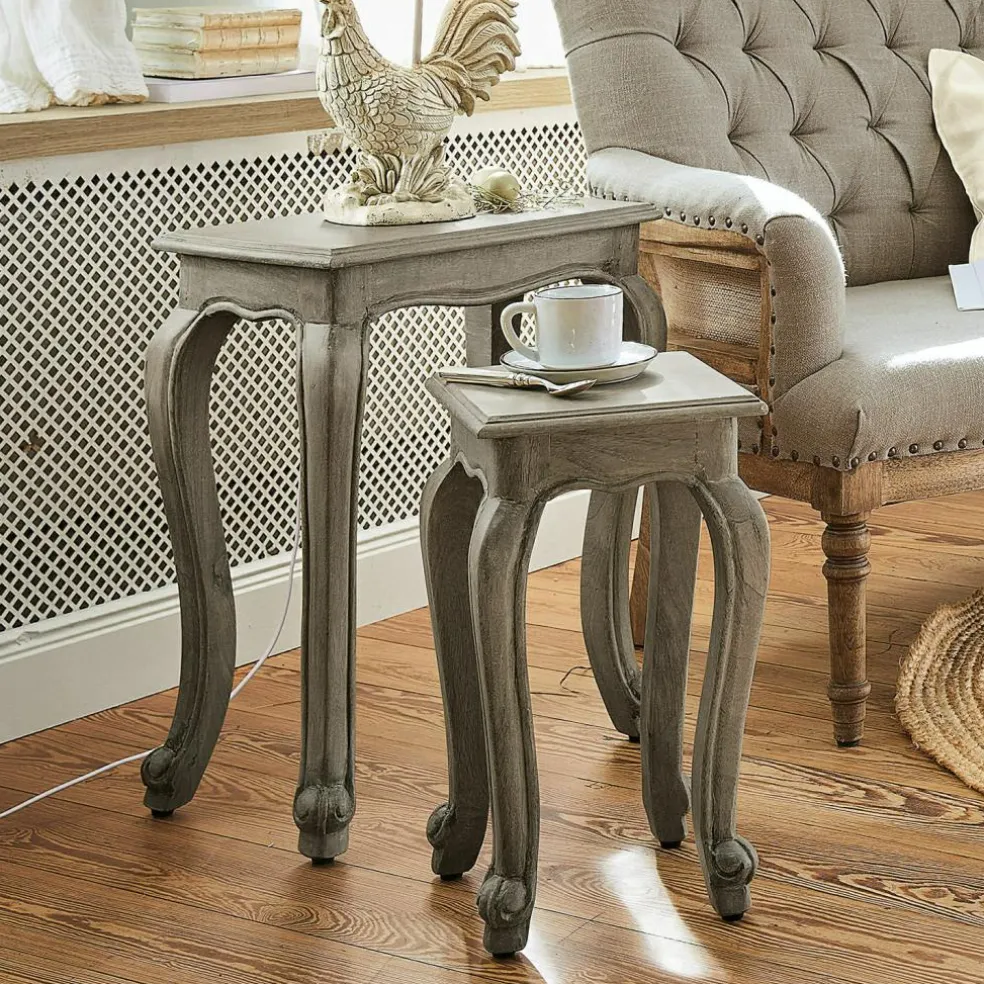 Lot de 2 tables d'appoint Nima