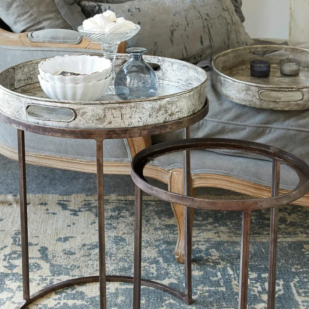 Lot de 2 tables d’appoint Saint Mark