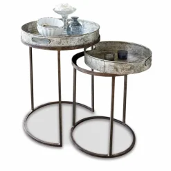 Lot de 2 tables d’appoint Saint Mark