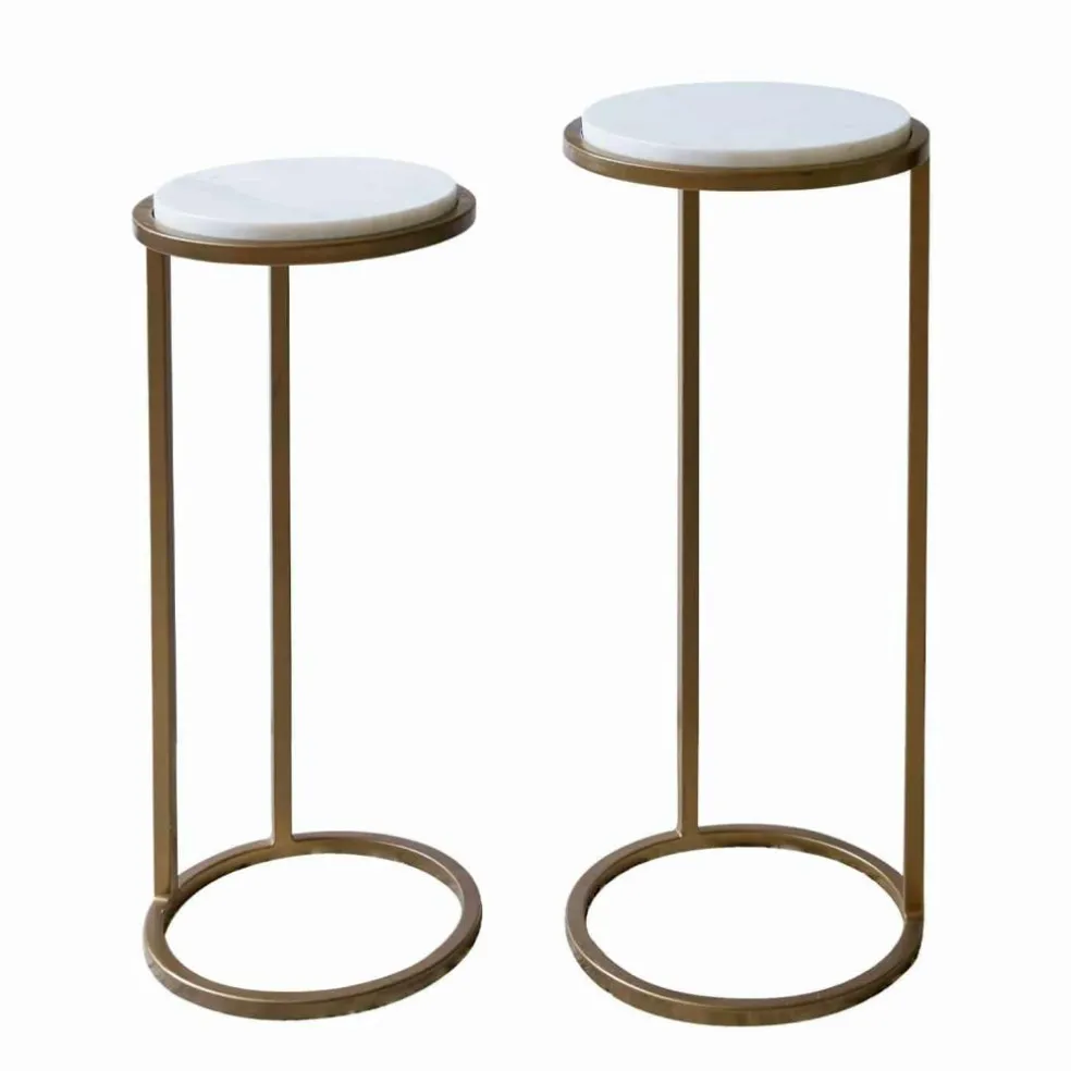 Lot de 2 tables d’appoint Soréline