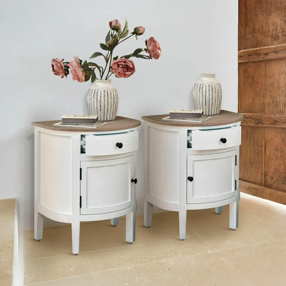 Lot de 2 tables de chevet Arvelin