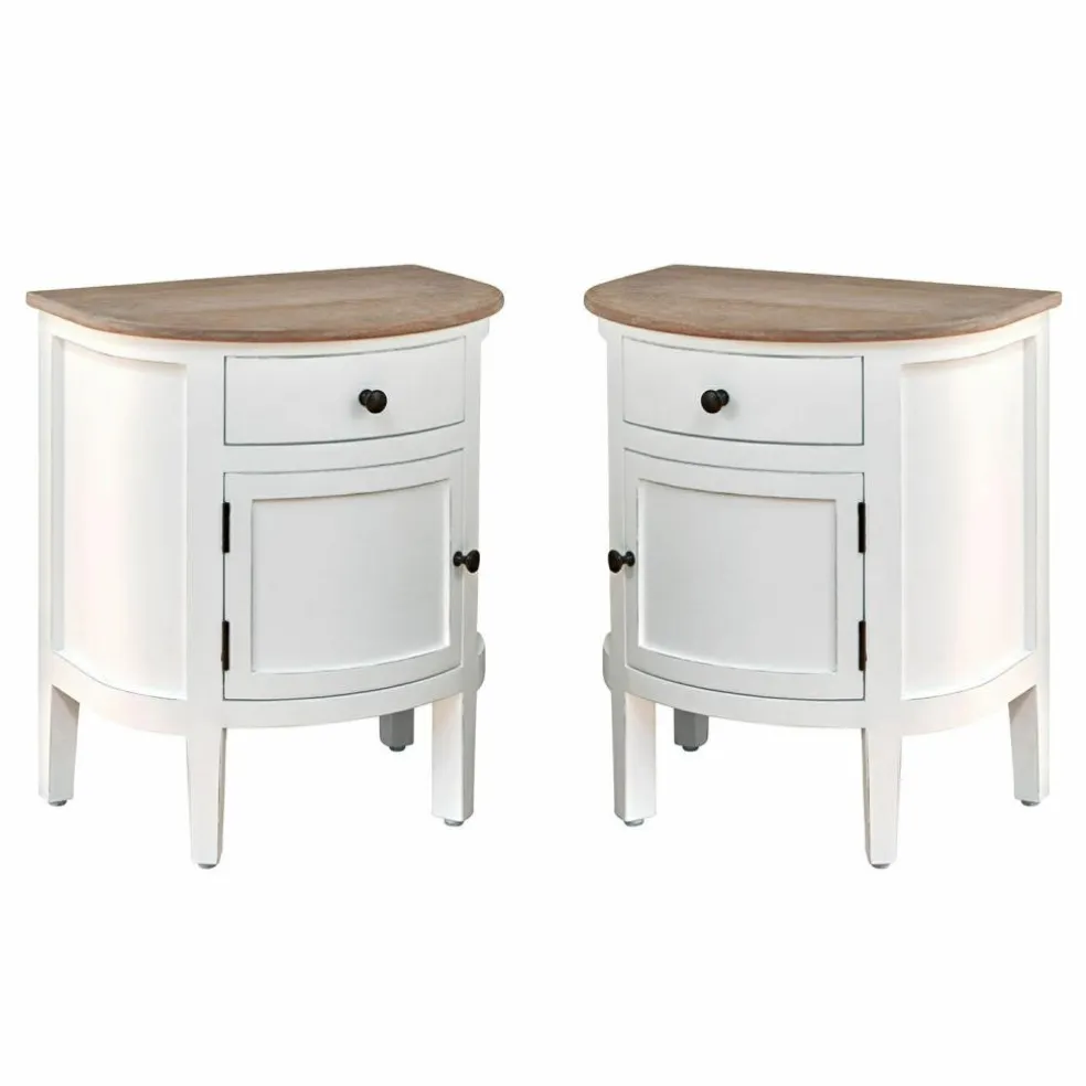 Lot de 2 tables de chevet Arvelin