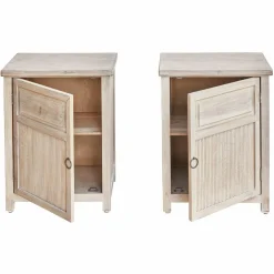Lot de 2 tables de chevet Brolive