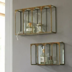 Lot de 2 étagères murales Jaelani