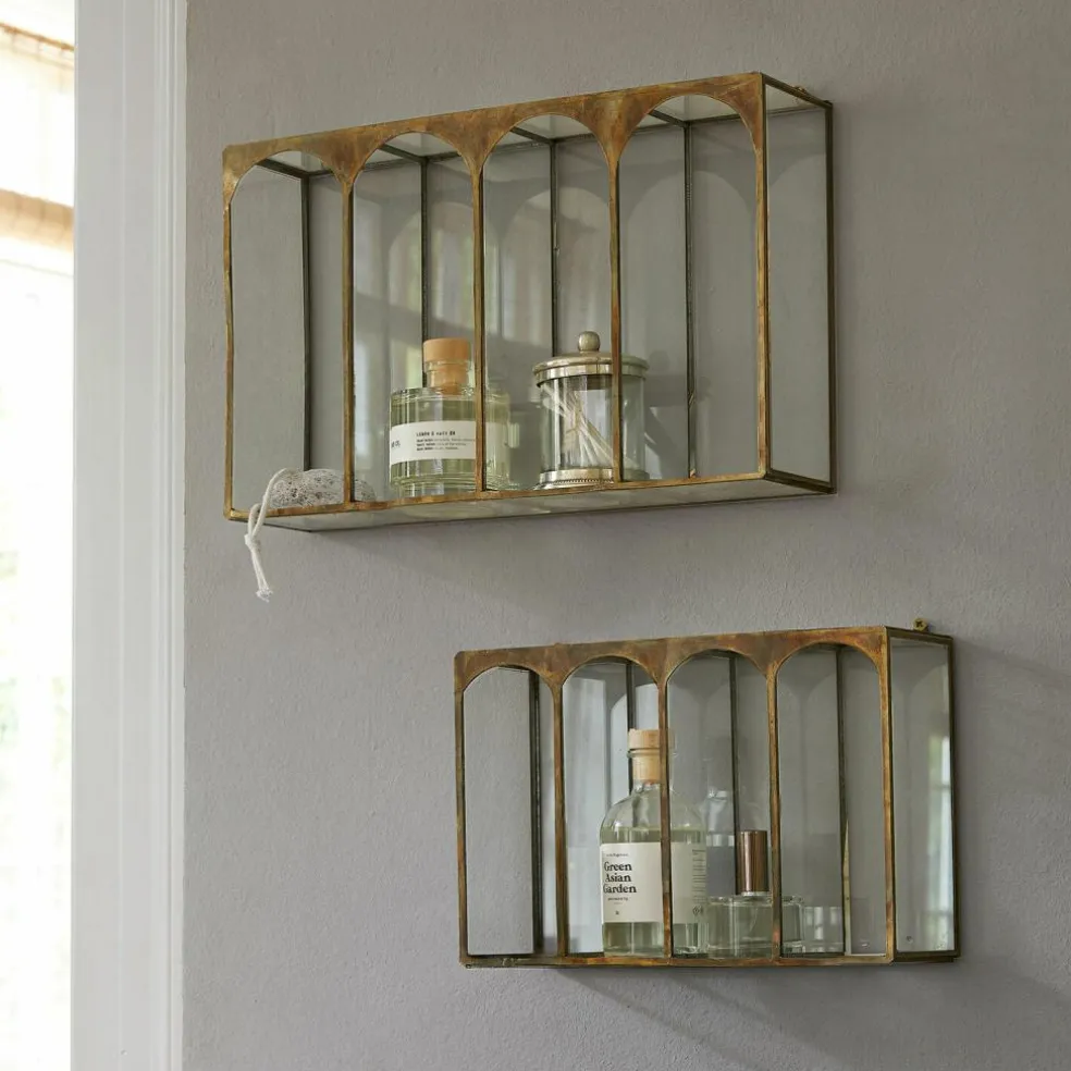 Lot de 2 étagères murales Jaelani