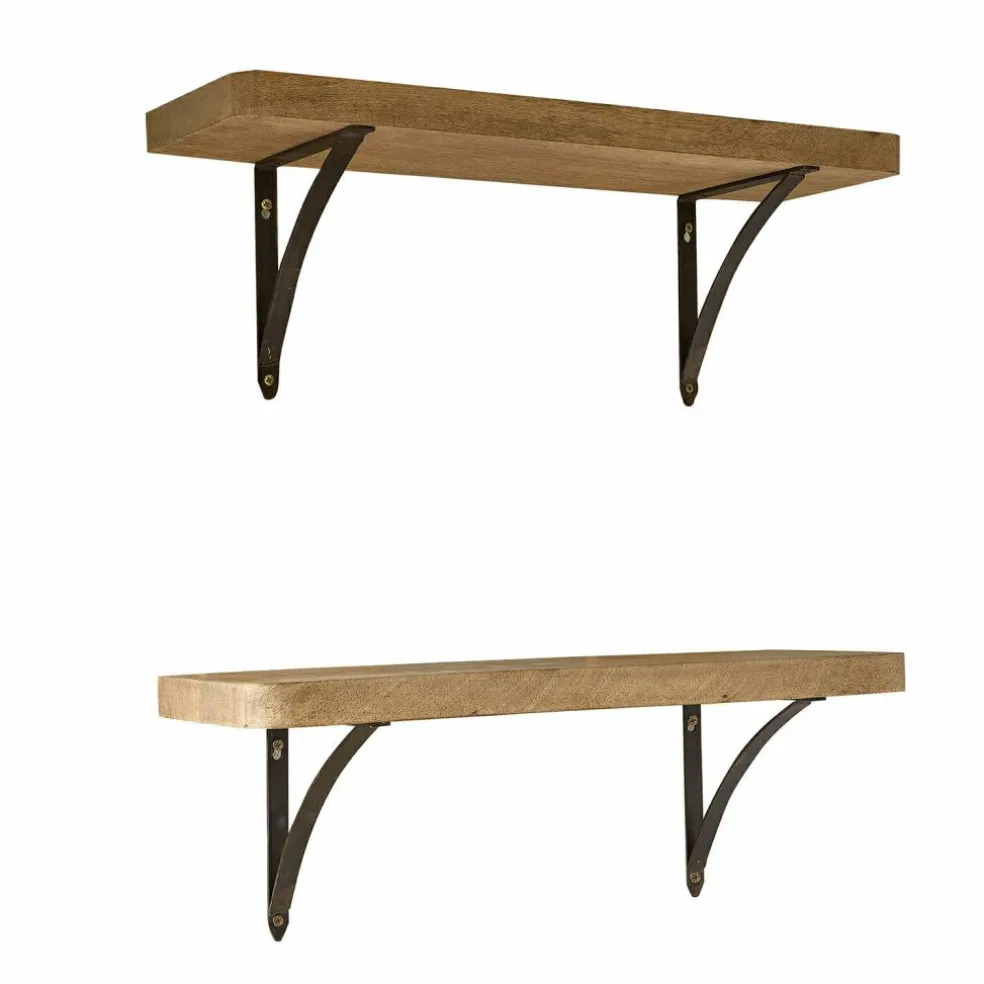 Lot de 2 étagères murales Thalindria